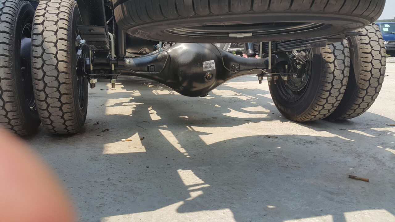 Hệ thống chassis và Cầu chủ động của hyundai porter 150