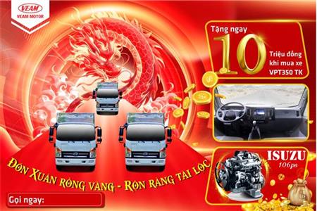 Khuyến Mại Tưng Bừng từ VEAM Motor !
