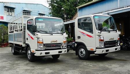N200 JAC, Tải 1990Kg, Thùng Dài 4m38, Thùng Mui Bạt & Kín, Chassis