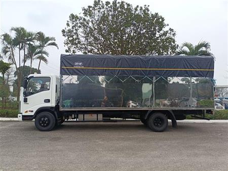 VT260SL tải trọng 1.5 tấn, lòng thùng DxRxC(mm) 6100 x 2110 x 2200 mm , máy Isuzu
