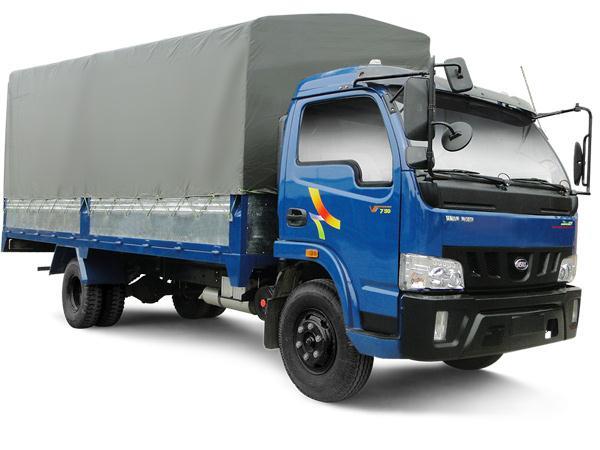 VT750 ( Động cơ, cầu trục số HYUNDAI) Tải 7360 kg, thùng dài 6,2m